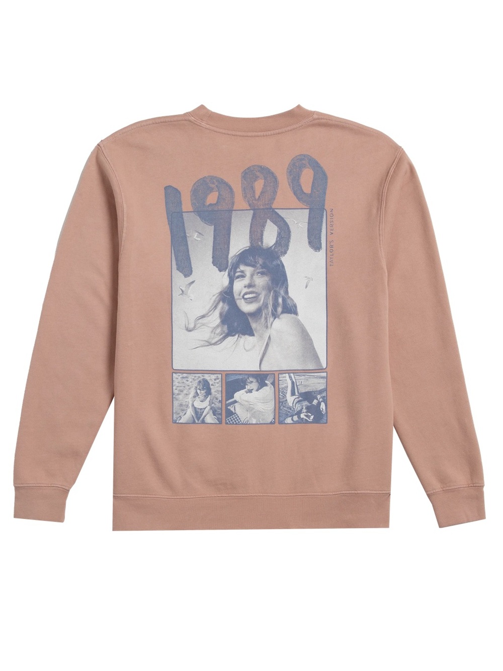 Taylor Swift 1989 Taylor's Version Pink Crewneck Sweatshirt Size XL